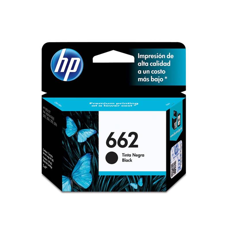HP - Cartucho Tinta Hp 662 Negro Deskjet Ink Advantage 2515