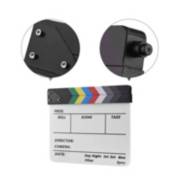 Claqueta acrílica magnética para producciones de vídeo, cine