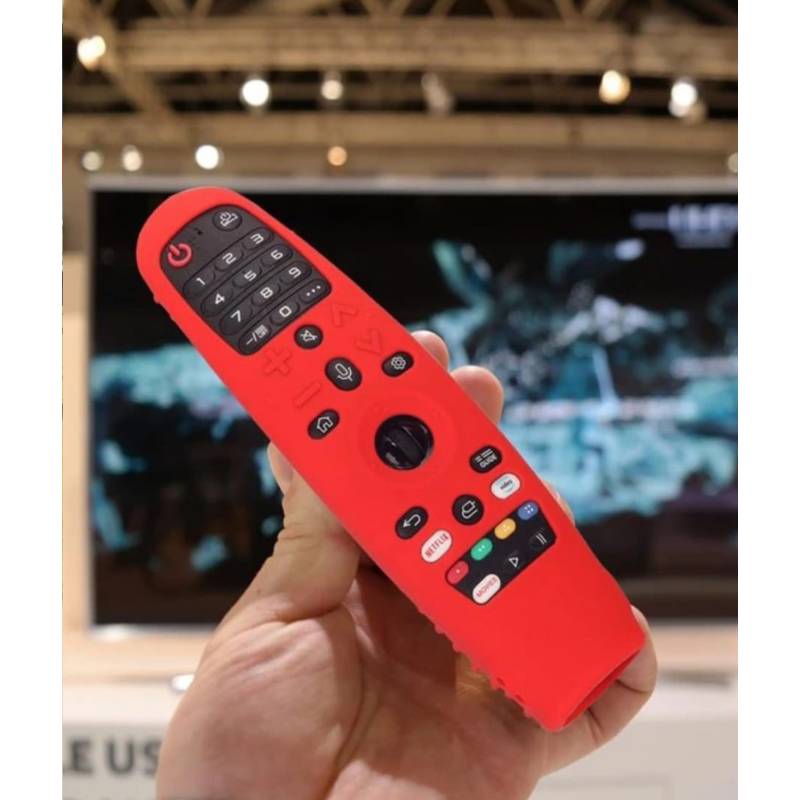 Funda De Silicon Para Control Lg Smart Tv Rojo Universal Case Lg Smart Tv