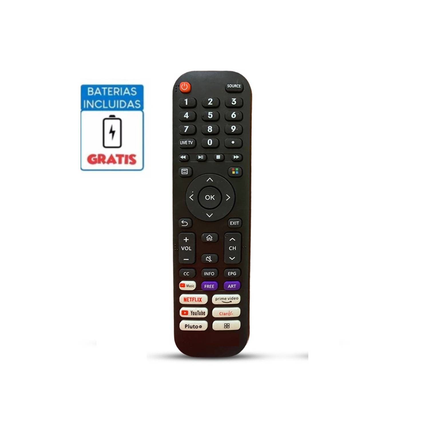 Control remoto para televisor Smart Hisense EN2I30H | falabella.com