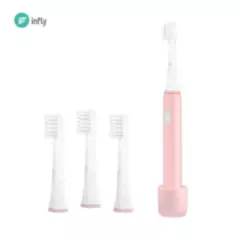 INFLY - InFly - Cepillo dental eléctrico P60 Rosa - Incluye set de repuestos