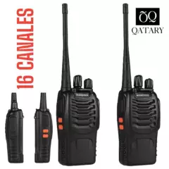OEM - 2 Radios Transceptores Walkie Talkie 16 Canales FM Alcance