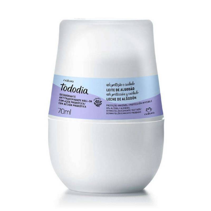 Natura - tododia desodorante roll on invisible leche algodón NATURA |  