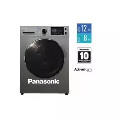 PANASONIC - LavaSeca Panasonic NA-S128F2HPE Carga Frontal 12 Kg Silver