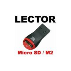 GENERICO - Lector de memoria - adaptador micro sd y m2 a usb