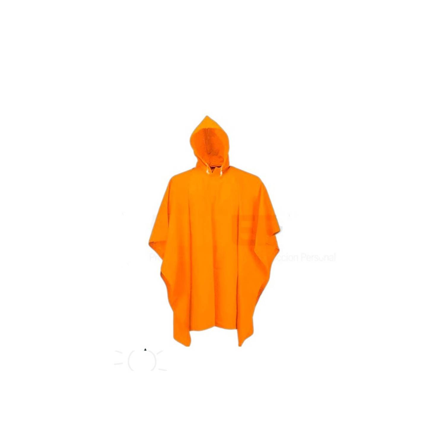 Ropa Para Lluvia Poncho Alaska de PVC Impermeable Con Capucha Color Naranja  STEELPRO 