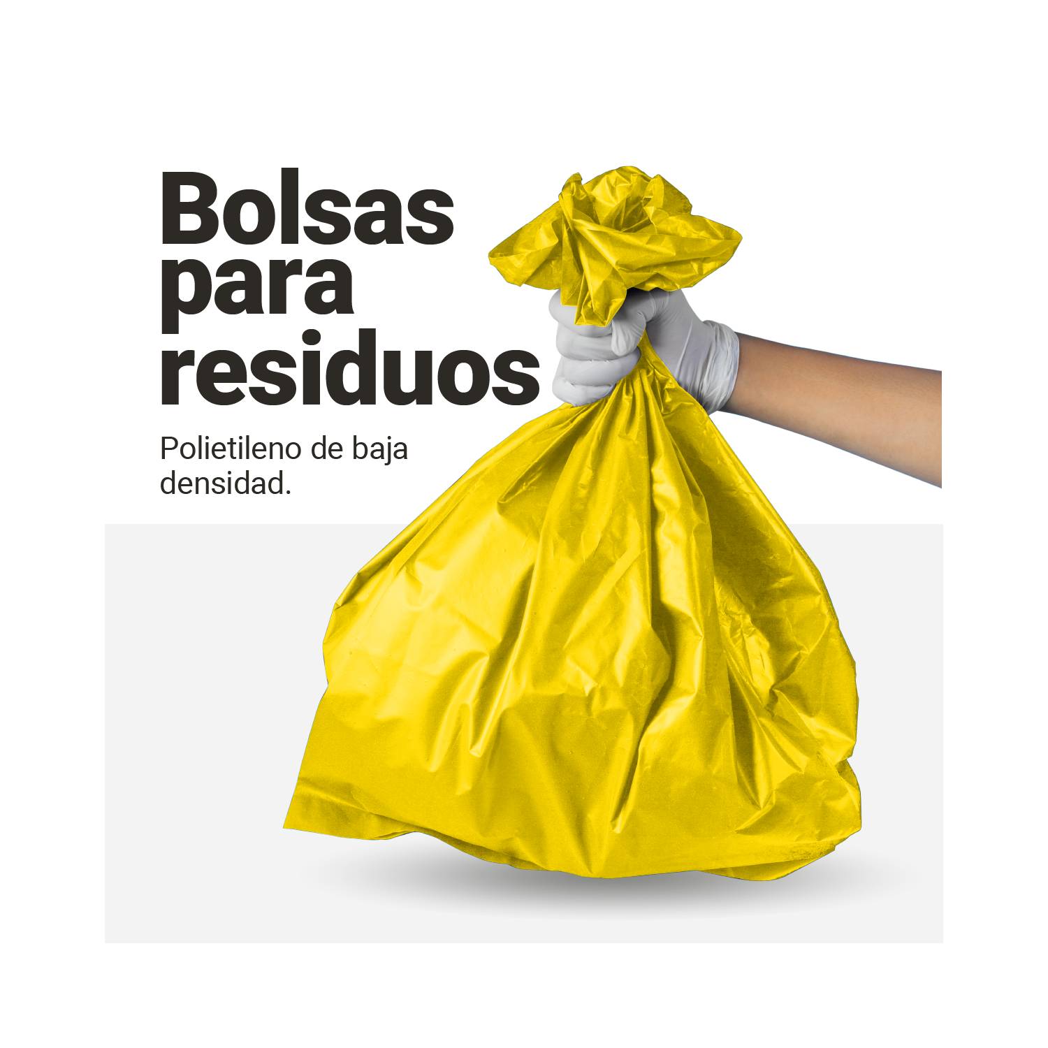 Bolsas negras para basura 35 L, 1.5 micras, 100 uds GENERICO