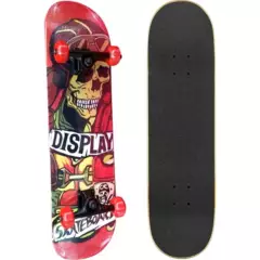 DISPLAY - Skateboard 31'' Flip Grind Slide Grab Ramp - Skull-1
