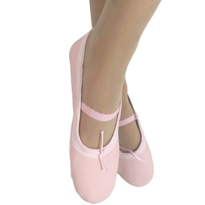 Zapatillas de Ballet Media Punta Cuerina - Rosa PREMIUM