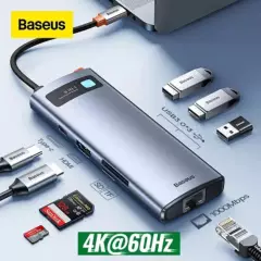 BASEUS - Adaptador HUB tipo C 8 en 1 HDMI 60hz Baseus