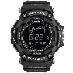 SMAEL - Reloj Deportivo SMAEL 1802 Negro Digital Resina