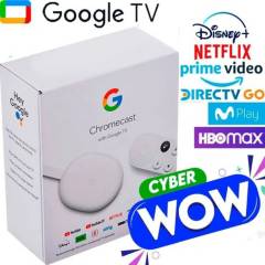 GOOGLE - Chromecast con google tv 4k - google chromecast