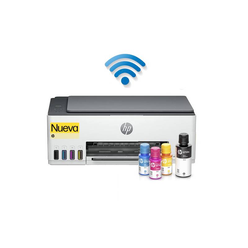 Impresora HP Smart Tank 580 1F3Y2A, Multifuncional, Inalambrica, Wifi,  Bluetooth