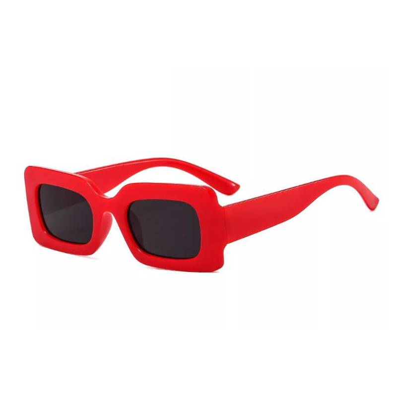 Gafas de Sol Rectangular Hombre y Mujer - Rojo GENERICO | falabella.com