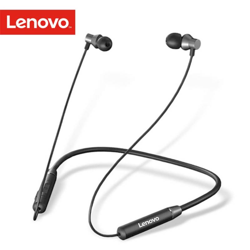 Auriculares Inalambrico Bluetooth Lenovo Qe03 Color Negro