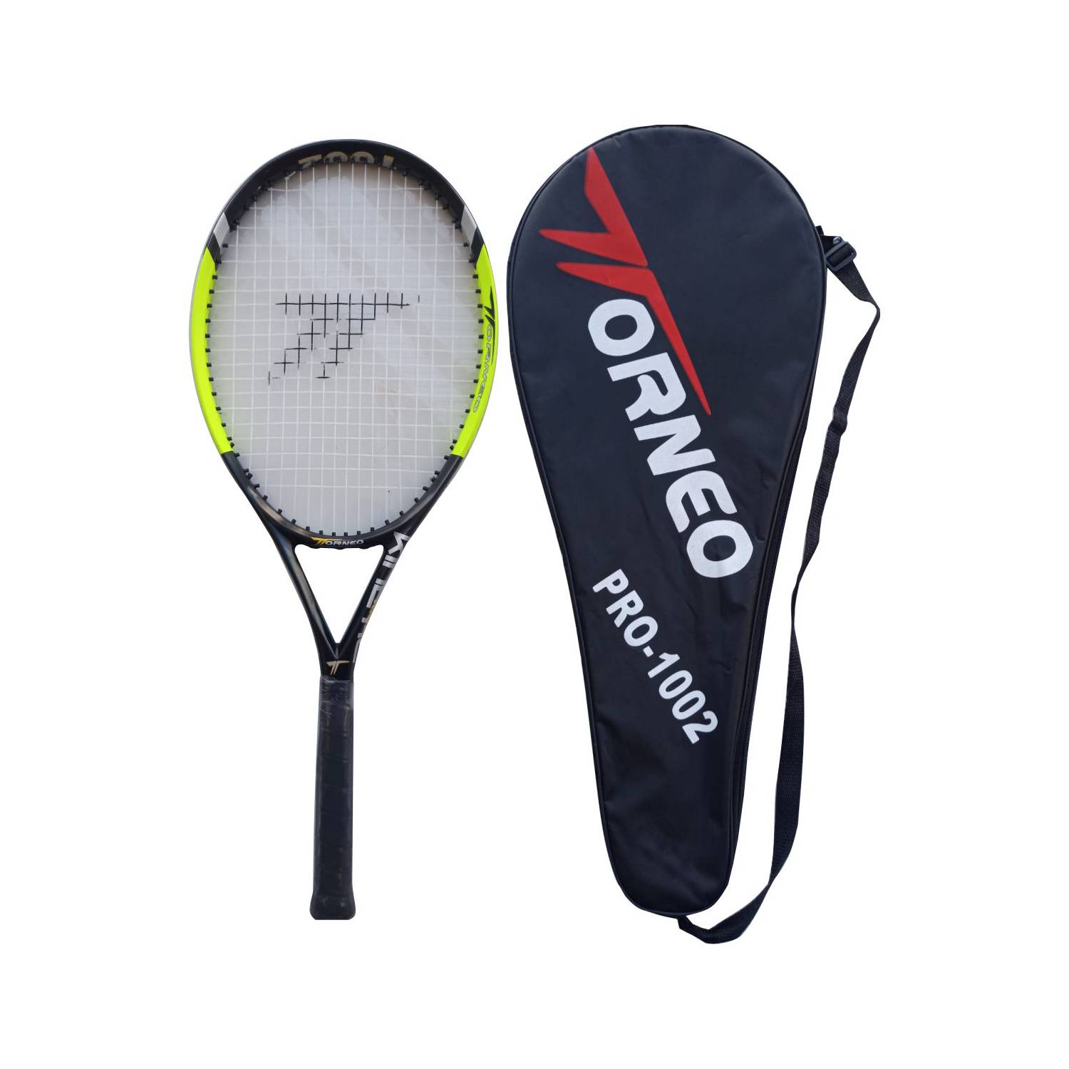 Raqueta tenis aluminio,empuñadura PU,con media funda,tenis,raqueta