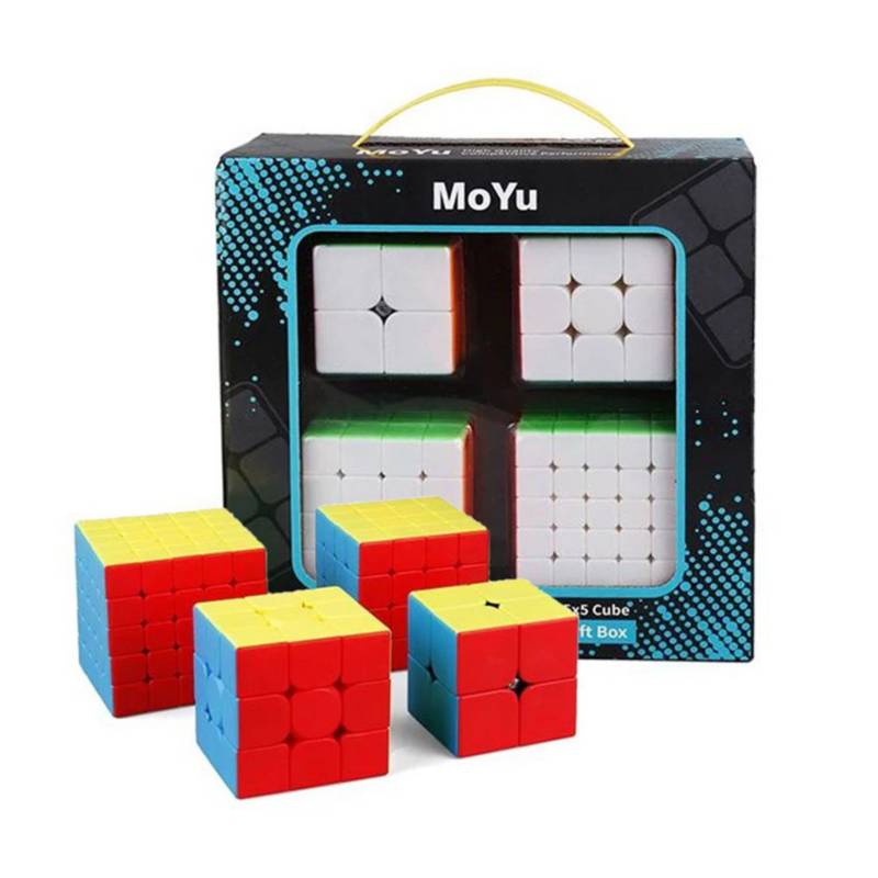 Tejido Leer Pavimentación Cubo Mágico Cubo Rubik Moyu - Set 4 Piezas MOYU | falabella.com