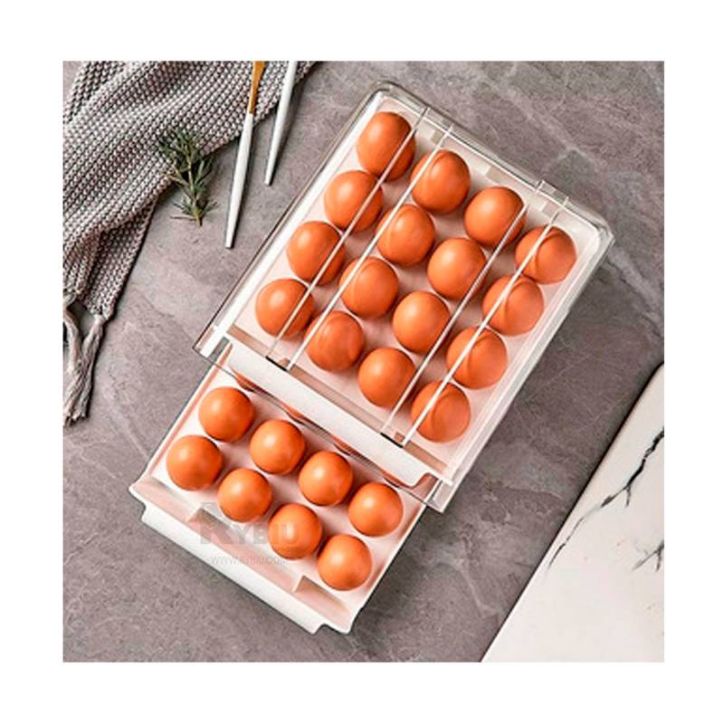 Caja de Almacenamiento para Huevos para Cocina Blancos GENERICO