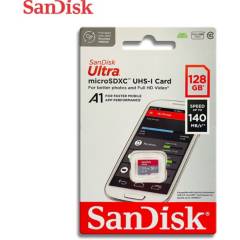 SANDISK - Tarjeta de memoria sandisk ultra microsd 128gb