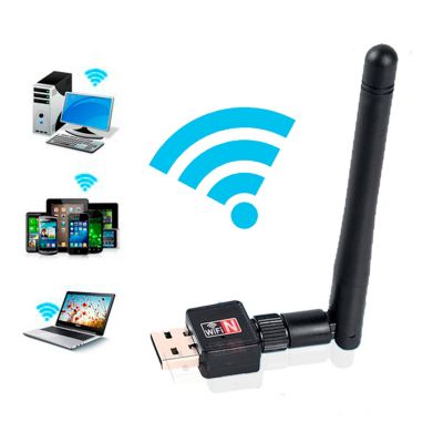 GENERICO Adaptador Receptor Antena Wifi Usb 2.0 150 Mbps Pc Notebook  GENERICO