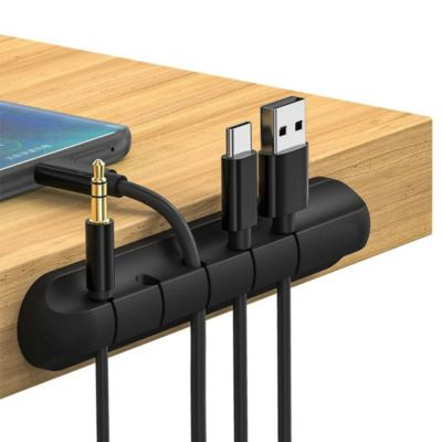 Organizador de Cables para Escritorio con Adhesivo Pack de 2