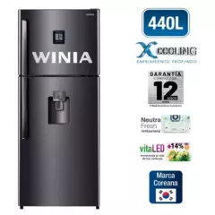 WINIA - Refrigeradora Winia Top Mount 440 Litros WRT-46GMBD - Negro