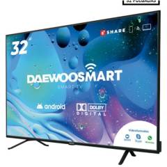 Televisor smart tv daewoo 32 pulgadas con android - dw32a214hd