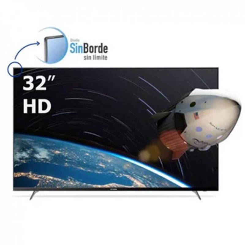 HYUNDAI - Televisor hyundai 32 hd led tv sin borde hyled3252d digital