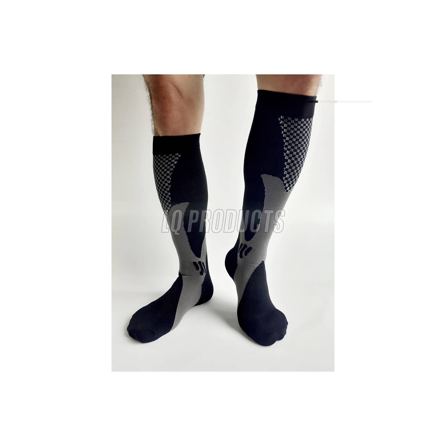 Calcetines deportivos dinamicos Negro - Bleuforêt