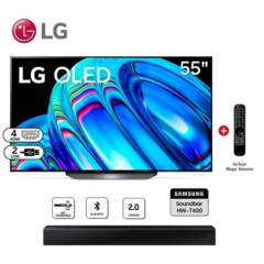 TELEVISOR OLED LG 55 " 4K SMART TV WIFI OLED55B2PSA + SOUNDBAR HW-T400