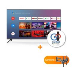 Televisor Hyundai LED 55 UHD Smart Android TV HYLED5520A4KM + RACK