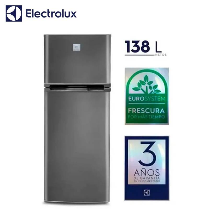 ELECTROLUX - Refrigeradora Electrolux ERT18G2HNI Eurofrio 138L - Silver