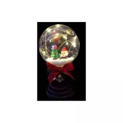 GENERICO - Navidad esfera adorno  nieve luz led
