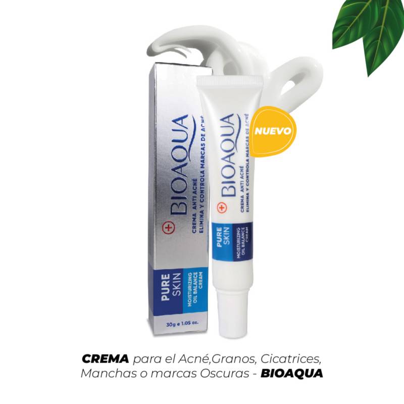 Crema Anti Acné Elimina Espinillas Y Puntos Negros Bioaqua Bioaqua 9124