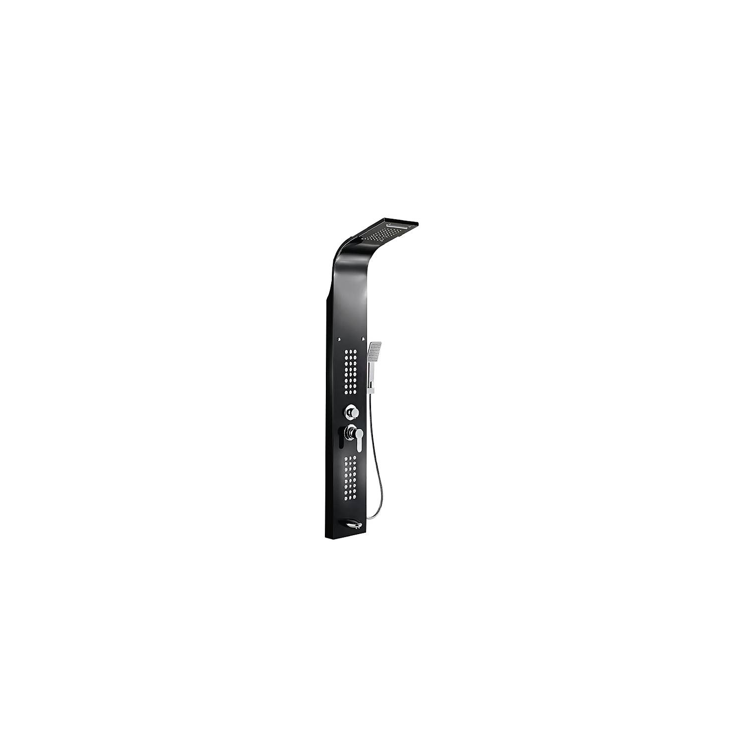 Columna de Ducha de Acero 304 Negro XM 1.56 cm - Promart