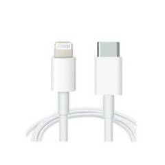 GENERICO - Cable 1m usb-c a lightning para iphone 11 ipad pro macbook - blanco