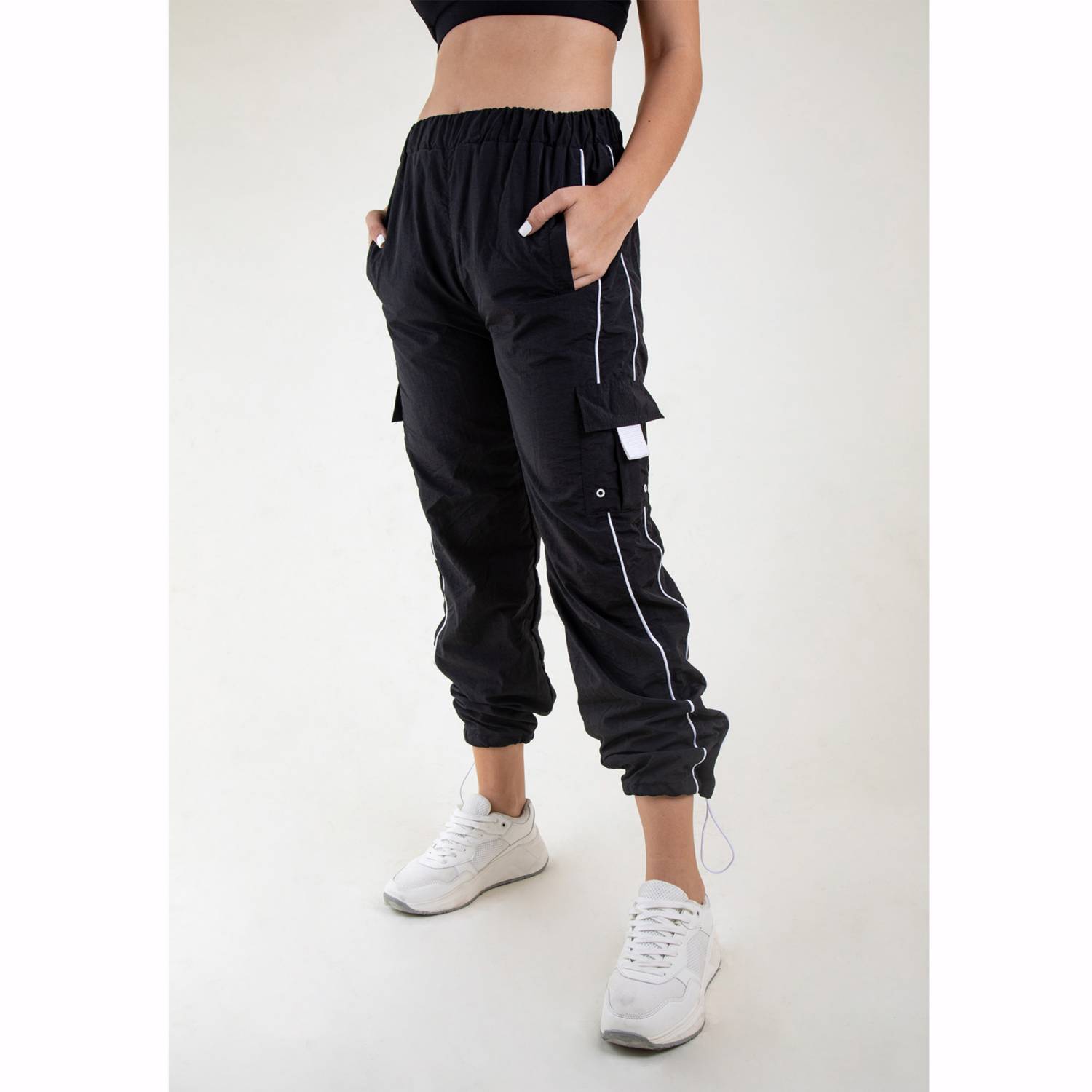 Pantalón Jogger Tipo Cargo Para Dama Herramientas Y Ocio