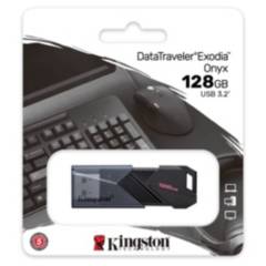 KINGSTON - MEMORIA USB KINGSTON EXODIA ONYX 128GB NEGRO