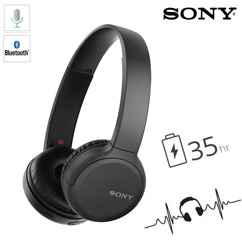 Auriculares inalámbricos - Sony WH-CH510B, Bluetooth, Autonomía