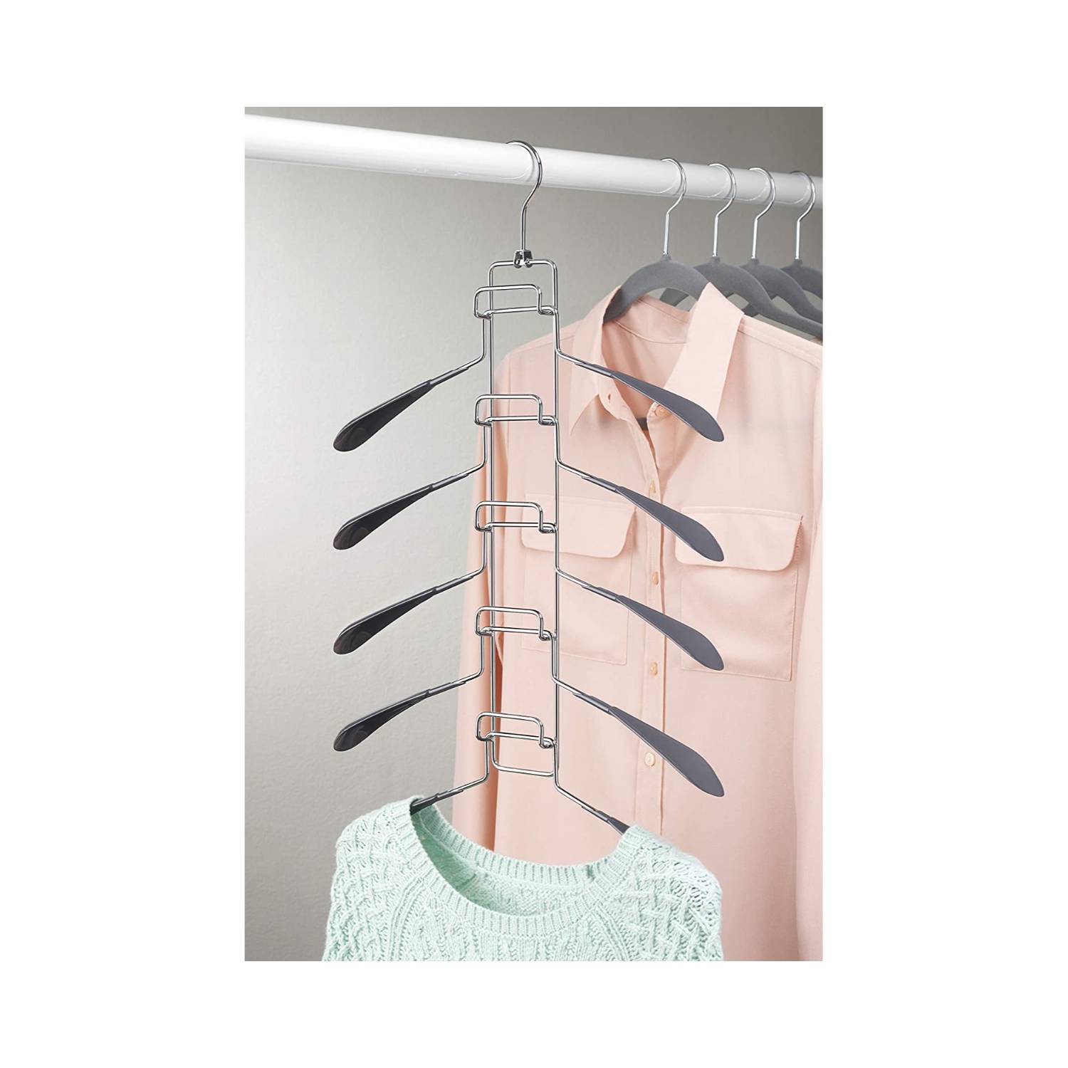 Organizador para closet apilable metal Whitmor