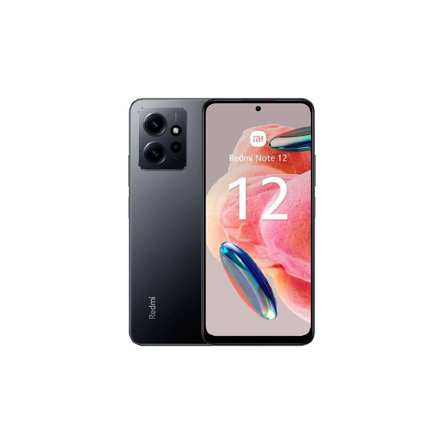 Móvil - XIAOMI Note 12 5G, Negro, 128 GB, 4 GB RAM, 6,67 , AMOLED