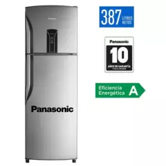 PANASONIC - Refrigeradora Panasonic 387 Lt NR-BT40BD1XD Silver