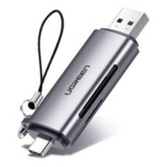 Lector de tarjeta SD y micro SD a USB 3.0 Y USB tipo C - UGREEN