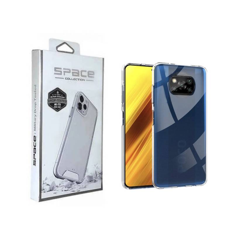 Case Space Anticaida Xiaomi Poco X3 / X3 Pro Transparente SPACE