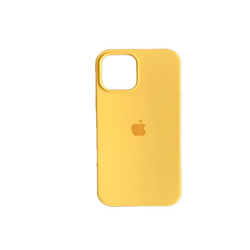 Funda de silicón con MagSafe para el iPhone 14 Pro Max - Amarillo