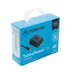 Motorola TurboPower 18 QC3.0USB-A a USB-C Moto G7 G7 Play G7 Plus G6 Plus - Negro