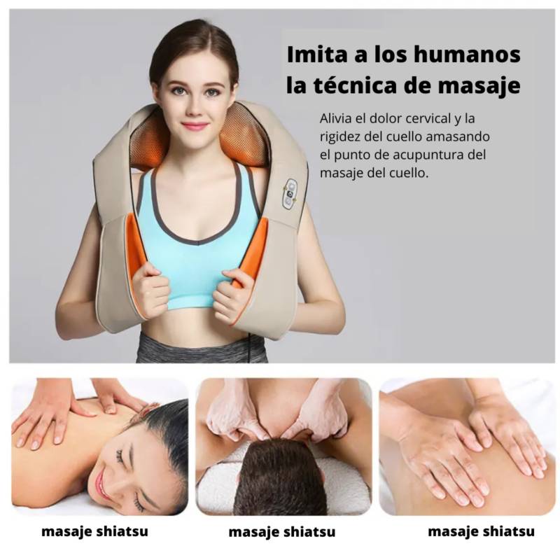 Masajeador Electrico Terapeutico de Cuello Cervical