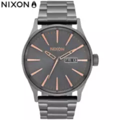 NIXON - Reloj Nixon Sentry A3562785 Fecha Gris Gunmetal