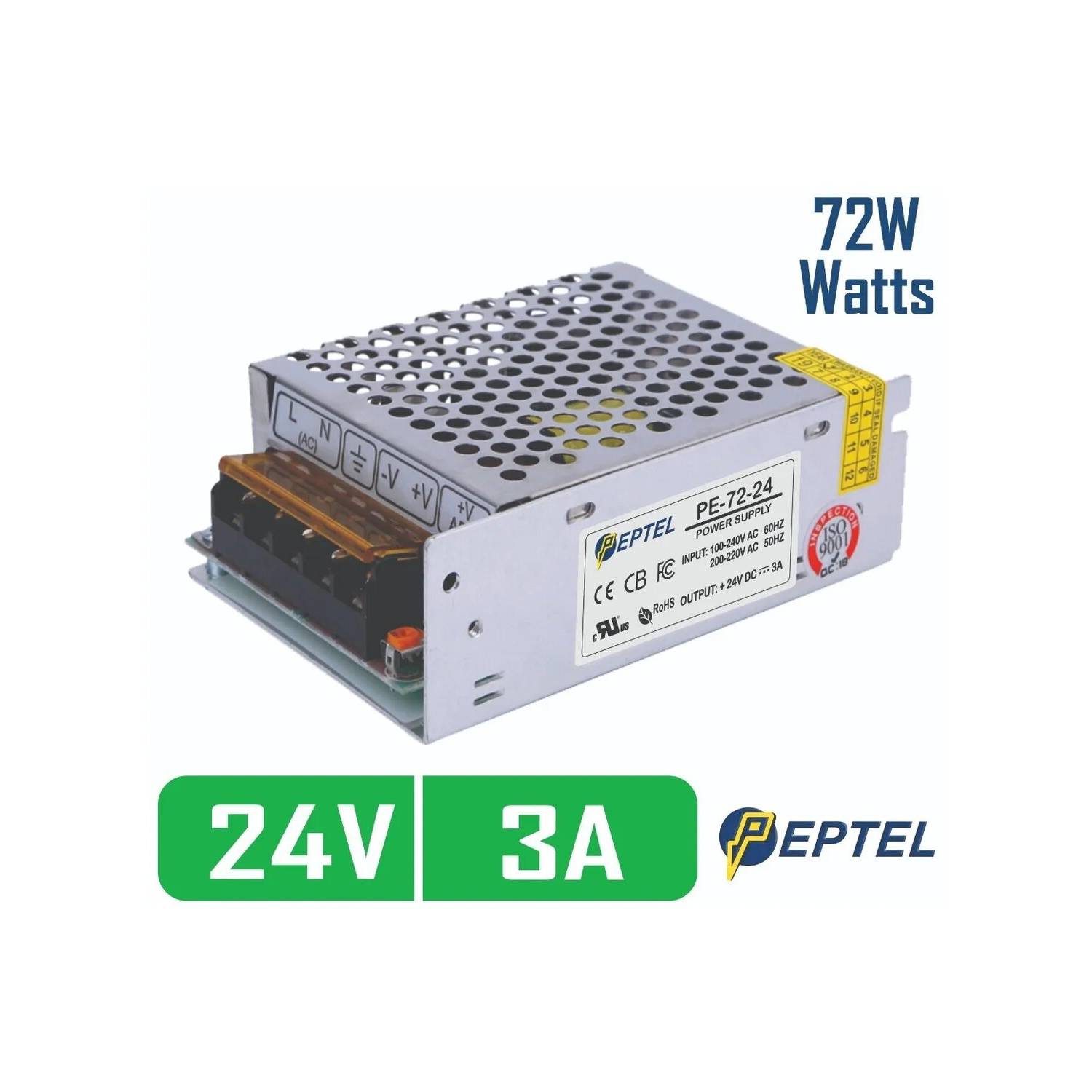 Fuente de poder switching 24V 3A 72W