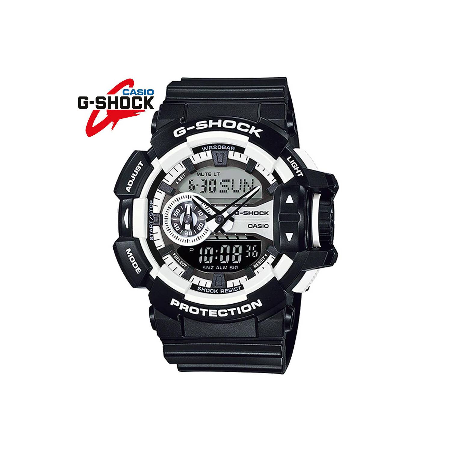 Reloj Casio G-Shock GA700DC-1A Para Hombre Digital Analógico Luz Led  Acuático Negro